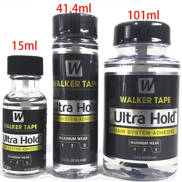 Ultra Hold Wig Glue Waterproof Hair Glue For Lace Wig/Toupee/Closure Invisible Hair System Adhesive With Brush+Lace Remover - Image 3
