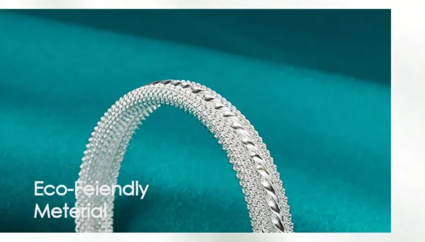 DOTEFFIL 925 Sterling Silver Woven Mesh Bangle Bracelet For Woman Man Wedding Engagement Fashion Charm Party Jewelry - Image 14