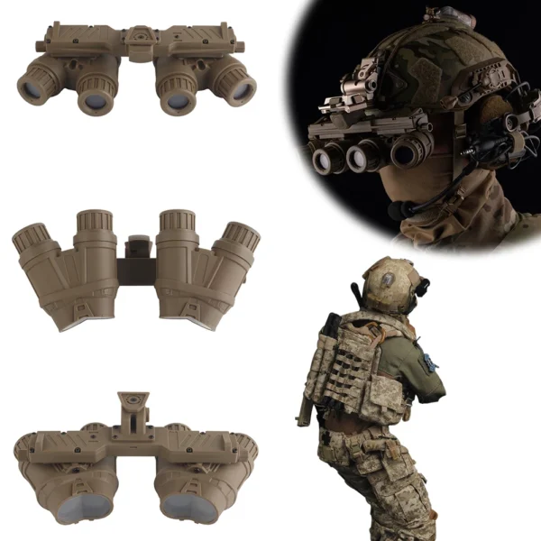GPNVG 18 Night Vision Goggle No Function Tactical Helmet Binocular Model Airsoft Hunting Tactical Binoculars for Fans Collection - Image 2