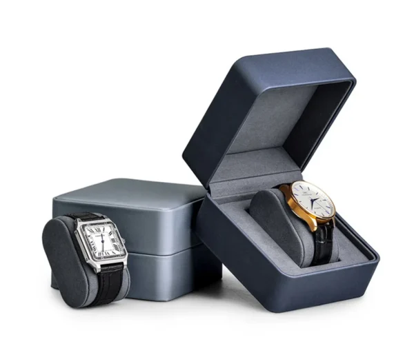 MISHITU Grids Watch Box PU Leather Watch Case Holder Organizer Storage Box for Quartz Watches Jewelry Boxes Display Best Gift - Image 17