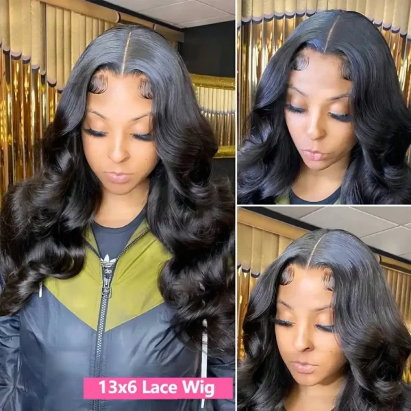 HD Transparent 13x4 13x6 Body Wave Lace Front Wig Pre Plucked 360 Lace Frontal Wig Human Hair Wigs For Women 5x5 Closure Wig - Image 16