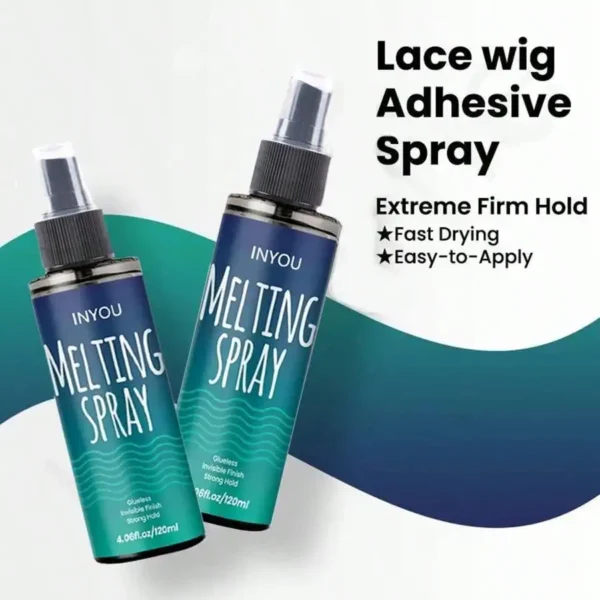 120ML Lace Melting and Holding Spray Glue-Less Hair Adhesive for Wigs, Strong Natural Finishing Hold with Control - Image 11