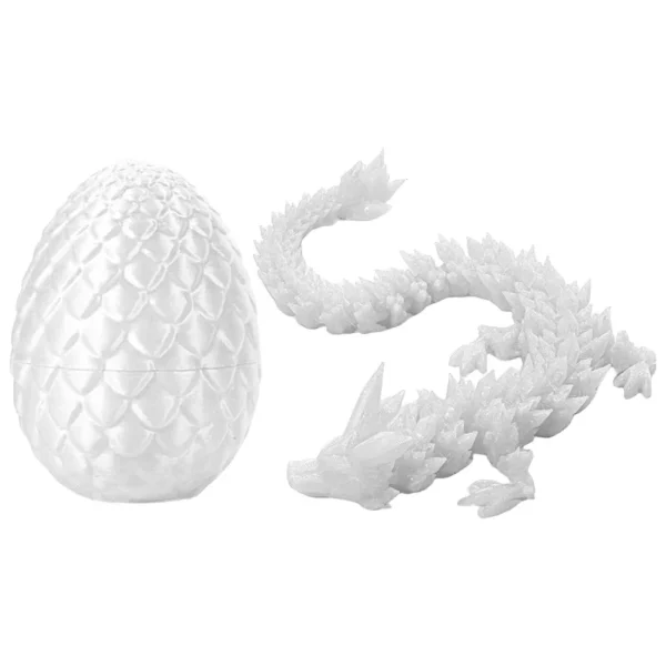 3D Printed Dragon in Egg 3D Printed Crystal Dragon Crystal Dragon Fidget Collectible Figurines for Home Office Car Desk Decor - Image 15