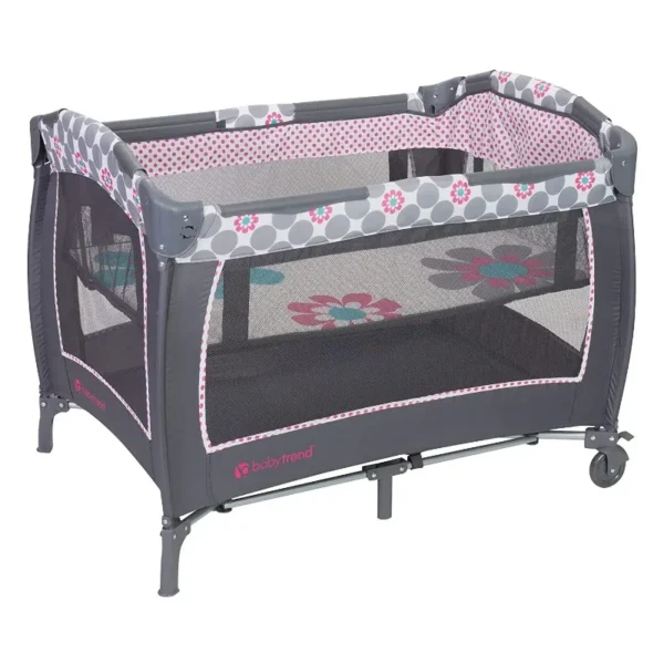 Lil' Snooze Deluxe II Nursery Center, Daisy Dots caseta de jardin exterior - Image 2