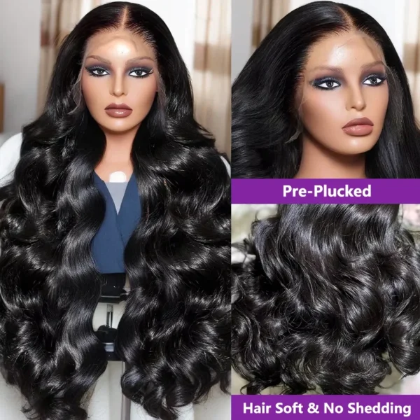 30 40 Inch 220 Density Body Wave Human Hair Wigs Chocolate Brown Lace Front Wig 13x6 Hd Lace Frontal Wig for Black Women Choice - Image 4