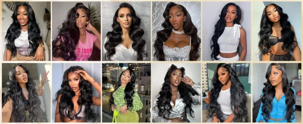 Body Wave Bundles 100% Human Hair Extensions Brazilian Remy 32Inch Water Wavy Raw Hair Bundles Virgin Double Weft Hair Weaving - Image 14