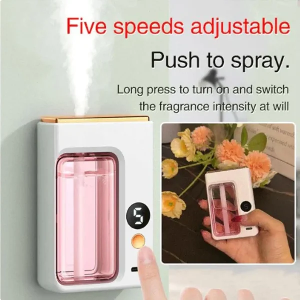 50ML Automatic Home Fragrance Machine Essential Oil Diffuser Nebulizer Perfume Scent Machine for Kitchen and toilet deodorizatio - Image 2