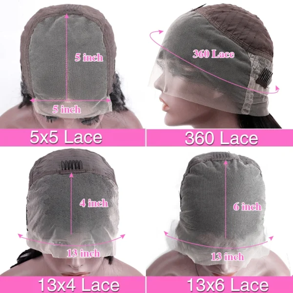 HD Transparent 13x4 13x6 Body Wave Lace Front Wig Pre Plucked 360 Lace Frontal Wig Human Hair Wigs For Women 5x5 Closure Wig - Image 6