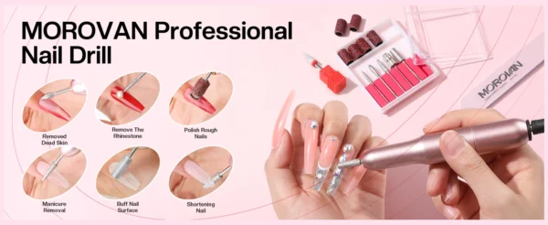 Morovan Professional Beginner Acrylic Nail Starter Kit, Convenient All-In-One Kit For Home Salon, Valentine's Day Holiday Gift - Image 24
