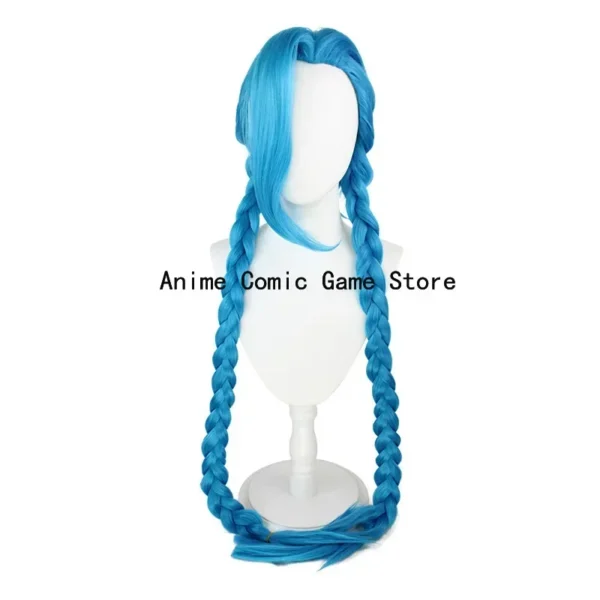 Anime Game LOL Arcane Cosplay Costume Crit Loli Jinx Cosplay Loose Cannon Cosplay Outfit Shoes Wig Sexy Women Carnival Costume - Image 9