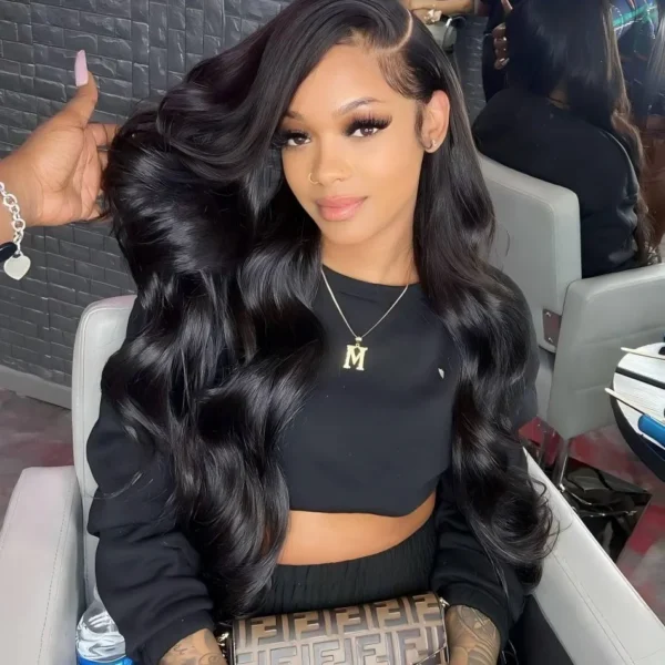 30 40 Inch 220 Density Body Wave Human Hair Wigs Chocolate Brown Lace Front Wig 13x6 Hd Lace Frontal Wig for Black Women Choice