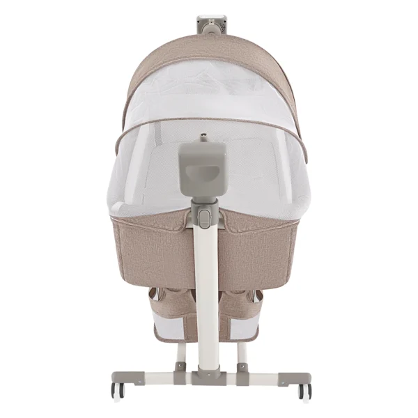 5 Gears Baby Rocking Bed Baby Crib Electric Bassinet W/ Mosquito Net Adjustable Height Nursery Bed Bluetooth Music 110V 44IBS - Image 13
