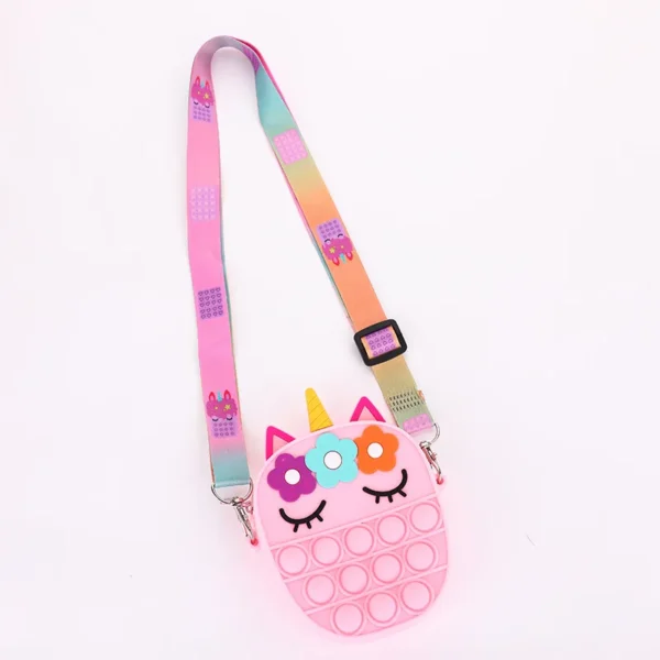 37 styles Fidget Toys Silicone Push Bubble Crossbody Bag Sensory Reliver Autism Adults Kids Handbag Squeeze Toys for Kids gifts - Image 31