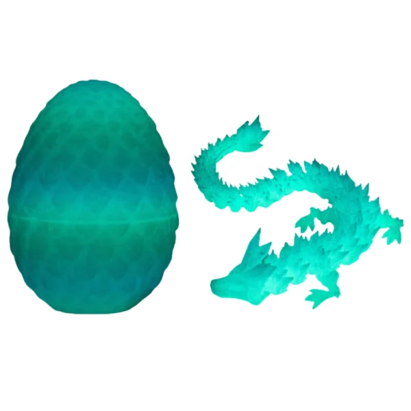 3D Printed Dragon in Egg 3D Printed Crystal Dragon Crystal Dragon Fidget Collectible Figurines for Home Office Car Desk Decor - Image 32