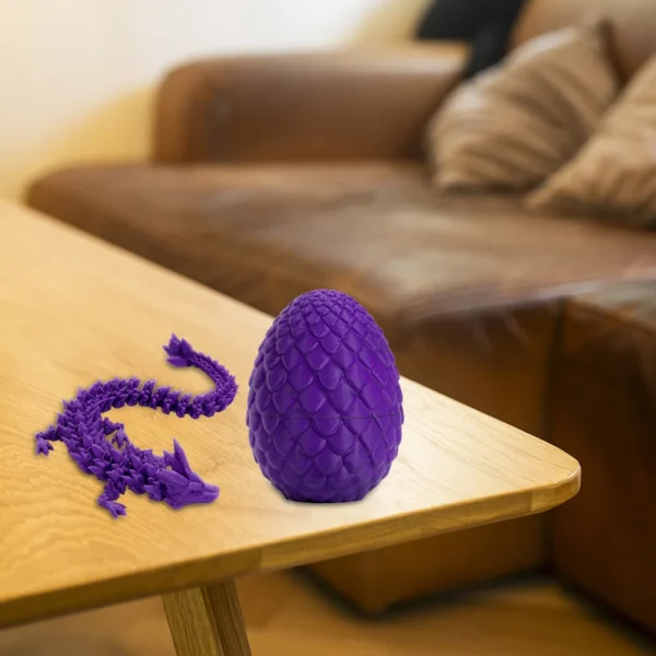 3D Printed Dragon in Egg 3D Printed Crystal Dragon Crystal Dragon Fidget Collectible Figurines for Home Office Car Desk Decor - Image 22