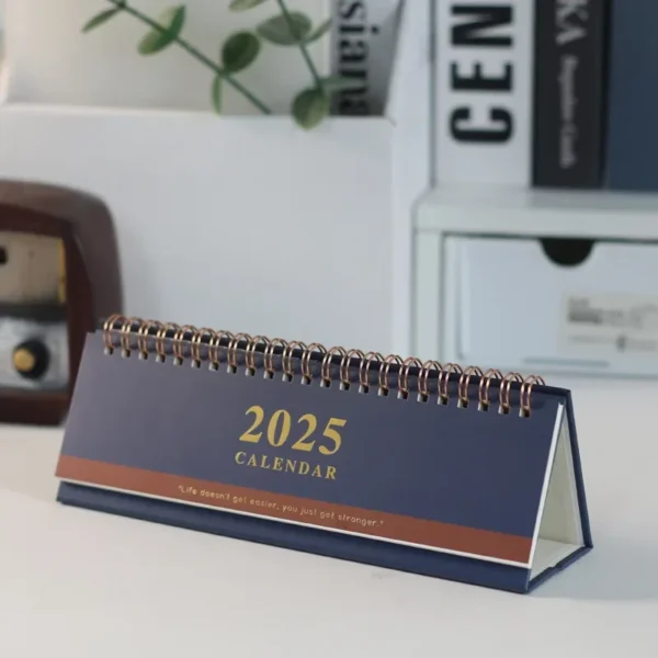Desk Standing Calendar 2025 Desktop Small Monthly Planner Table Office Mini Tabletop Schedule Wall Daily Decorative - Image 9