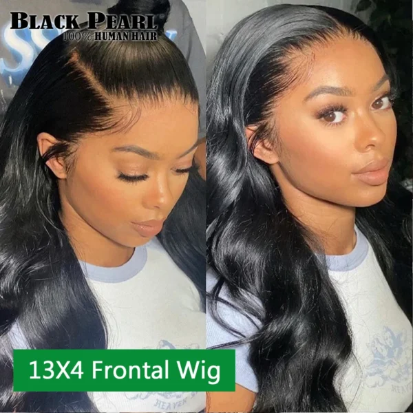 180% Body Wave Glueless Wig Glueless Body Wave Human Hair Wigs For Women 13x4 Lace Frontal Human Hair Wig Glueless Wig Human Hai - Image 5