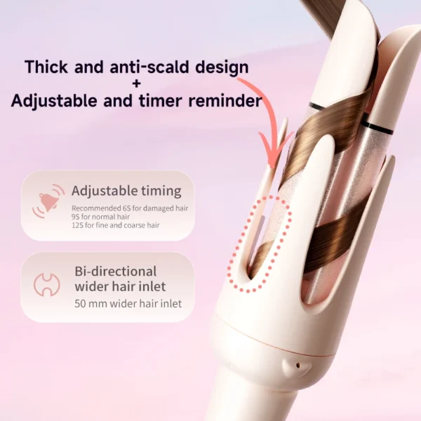 Automatic Hair Curler 32mm Auto Rotating Ceramic Hair Roller Professional Curling Iron Stick 40mm Curling Wand Hair Waver gift - Image 2