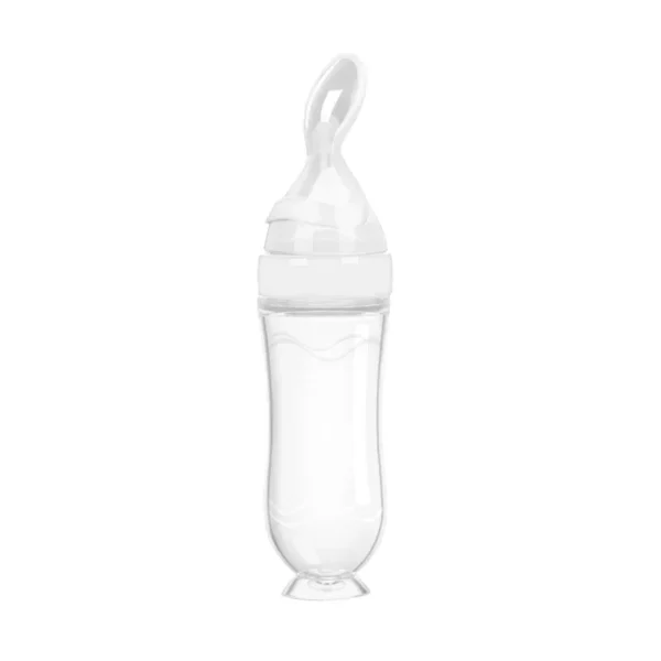 Baby Food Feeder, Silicone Baby Food Dispensing Spoon, 3 Oz Squeeze Feeding Spoons with Suction Cup for Boys Girl Kids Toddlers - Image 8