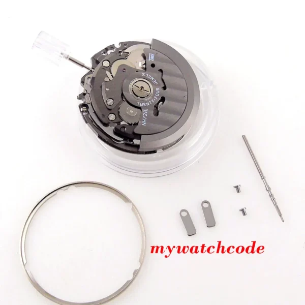 NH72A Mechanical Watch Movement Stem Skeleton Face 21600bph NH70A SKX Watch Parts Accessories Mechanism - Image 18