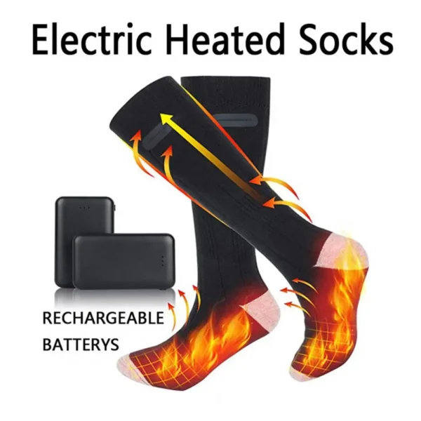 Heated Socks Thermal Winter Warm Skiing Heating Arthritis Electric Socks App Control Rechargeable Outdoor Sport Foot Warmer - Image 4