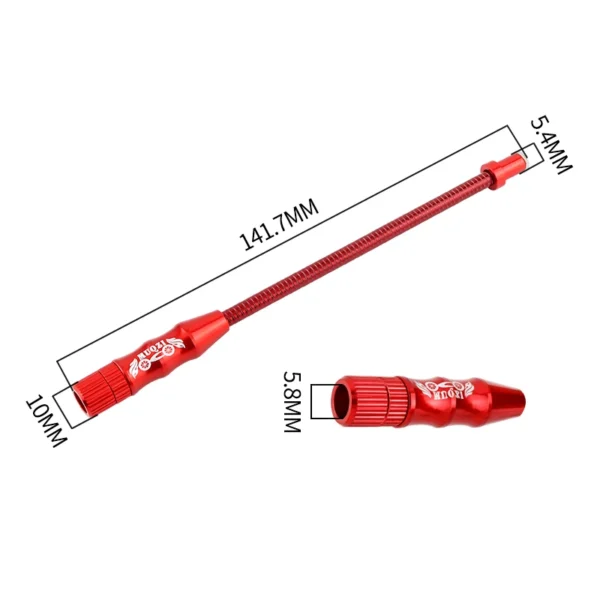 MUQZI Adjustable Spring V Brake Noodle Cable Guide Pipe Bike Extension Cable Guide For MTB BMX Cycling Parts Replacement - Image 4