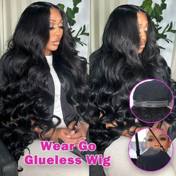 Wear Go Body Wave 5x5 6x4 Pre Cut Lace Closure Wig 13X4 13X6 Lace Front Wig Human Hair Brazilian 100% Human Hair Wigs - Image 18
