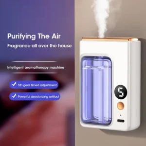 50ML Automatic Home Fragrance Machine Essential Oil Diffuser Nebulizer Perfume Scent Machine for Kitchen and toilet deodorizatio