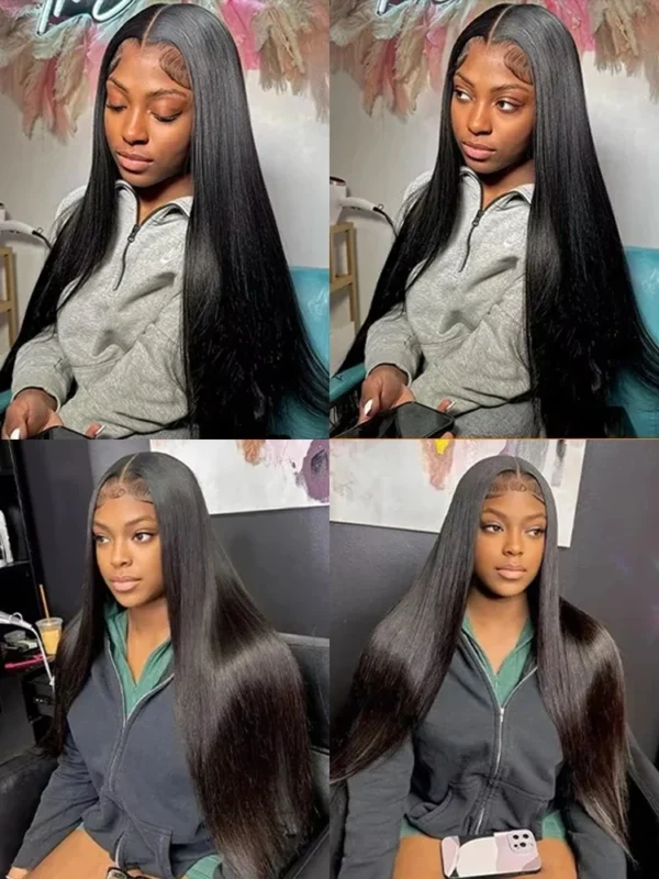 Rosabeauty Hair Straight 28 30 32 40 Inch Lace Closure 100% Natural Human Hair Bundles Deal Brazilian Remy Hair For Women - Image 6