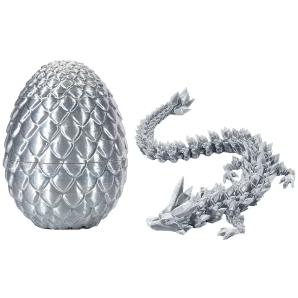 3D Printed Dragon in Egg 3D Printed Crystal Dragon Crystal Dragon Fidget Collectible Figurines for Home Office Car Desk Decor - Image 27