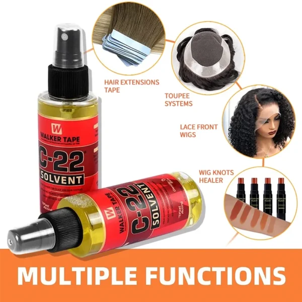 Ultra Hold Wig Glue Waterproof Hair Glue For Lace Wig/Toupee/Closure Invisible Hair System Adhesive With Brush+Lace Remover - Image 16
