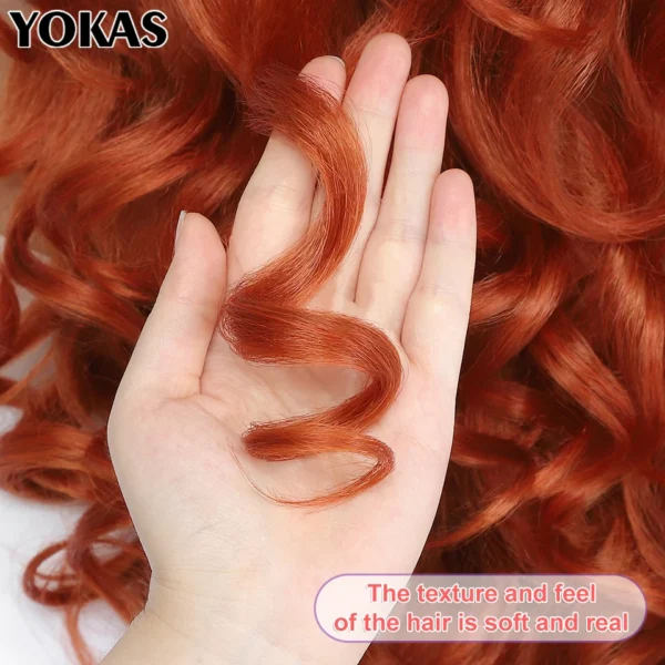24 Inch Synthetic Lace Front Wigs For Black Women Curly Afro Lace Wigs for Afro Women Chocolate Brown Lace Front Wigs For Woman - Image 24