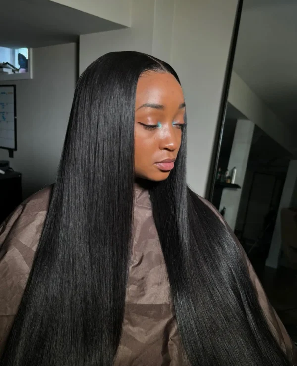300% High Density 40 46 Inch Bone Straight 13x6 HD Lace Front Wigs Human Hair Brazilian 13x4 360 Full Lace Frontal Wig Pre Pluck - Image 8