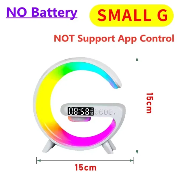 Multifunction 4 In 1 Wireless Charger Pad Stand Speaker RGB Night Light Fast Charging Station For iPhone Samsung Xiaomi Huawei - Image 11