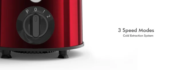 SiFENE 3" Big Mouth Centrifugal Juicer Extractor for Fruits & Vegetables, Compact Juicing Maker, Non-BPA, Easy to Clean, Red - Image 13