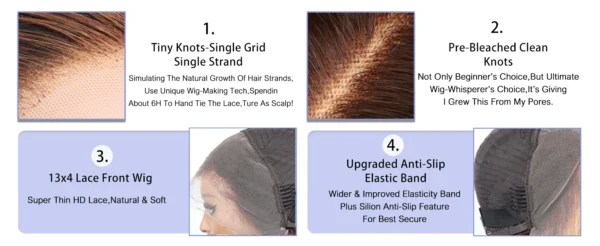 Loose Deep Wave Wig Human Hair Ready To 13x4/13x6 Lace Closure Curly Highlight Ombre 4/27 Preplucked Hairline Pre Cut - Image 13