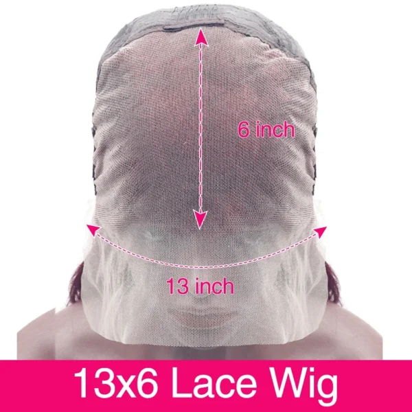 99J Burgundy Lace Frontal Wig 13x6 Body Wave Lace Front Wig HD Transparent Lace Frontal Wig Human Hair Pre Plucked 99j Red Color - Image 6