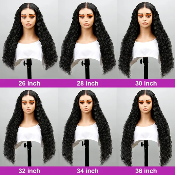 Wear Go 300% High Density Loose Deep Wave 40 50 Inch Full 13x6 13x4 HD Lace Frontal Human Hair Wig Glueless Preplucked Curly Wig - Image 17
