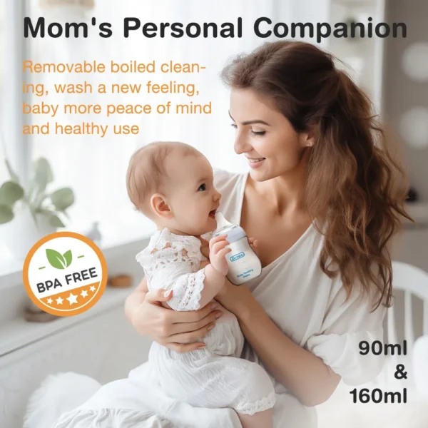 Dr.isla Glass Bottles Newborn Feeding Bottles 80ML/160ML Baby Bottle Anti-flatulence Milk Feeding Bottles Infant BPA free - Image 6