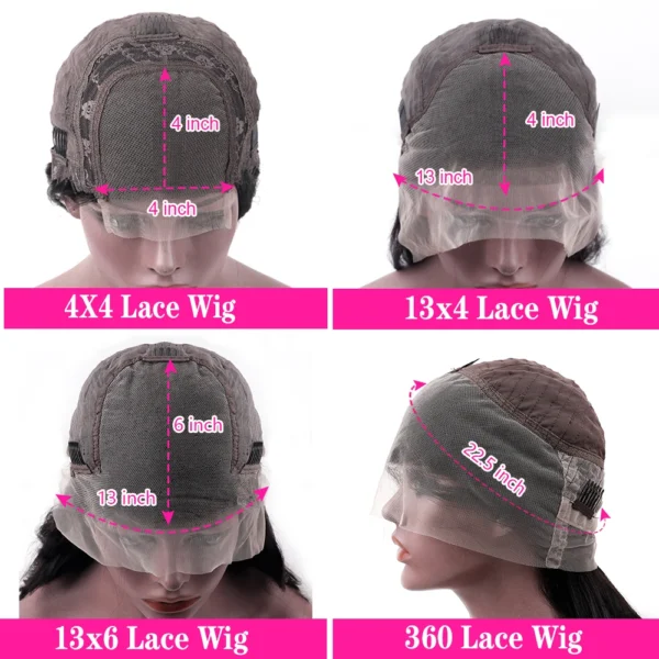 HD Transparent 13x4 13x6 Body Wave Lace Front Wig Pre Plucked 360 Lace Frontal Wig Human Hair Wigs For Women 5x5 Closure Wig - Image 20