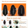 52 long inches 13x6 HD Front Wigs Transparent Lace Natural Body Wave Human Hair 200 Density  in Brazilian human hair For Women h - Image 14