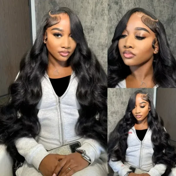 13x4 HD Lace Frontal Wig 13x6 Lace Front Human Hair Wigs For Black Women 16-36 Inch Body Wave Lace Front Wig Brazilian Hair Wig - Image 2