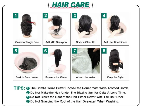 180% Body Wave Glueless Wig Glueless Body Wave Human Hair Wigs For Women 13x4 Lace Frontal Human Hair Wig Glueless Wig Human Hai - Image 12