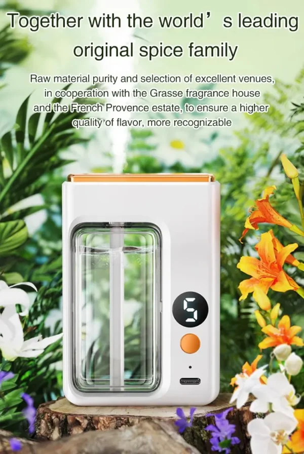 50ML Automatic Home Fragrance Machine Essential Oil Diffuser Nebulizer Perfume Scent Machine for Kitchen and toilet deodorizatio - Image 27