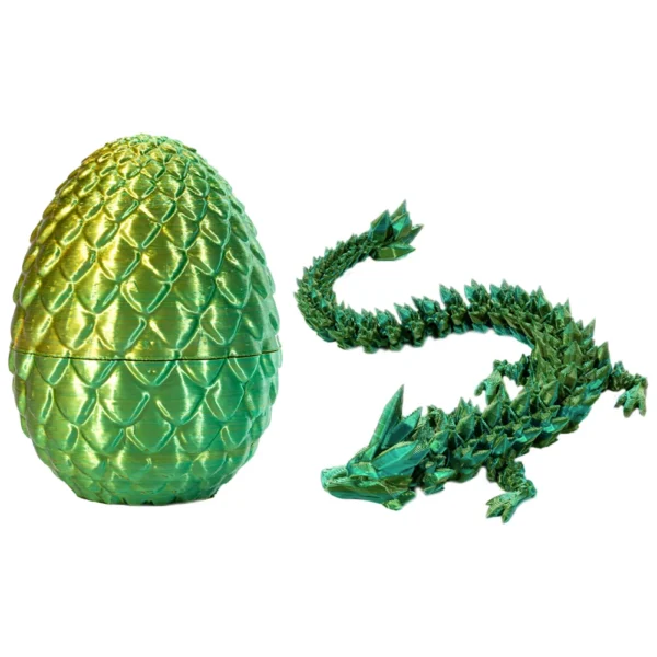 3D Printed Dragon in Egg 3D Printed Crystal Dragon Crystal Dragon Fidget Collectible Figurines for Home Office Car Desk Decor - Image 30