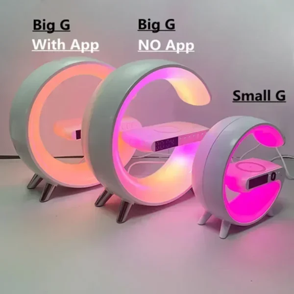 Multifunction Wireless Charger Stand Bluetooth 5.0 Speaker FM TF RGB Night Light Fast Charging Station for iPhone Samsung Xiaomi - Image 13