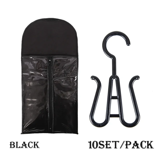 New Hair Extensions Storage Bag With Hanger Portable Wig Storage Bags For Multiple Wigs Ponytail Bundles Hair Extensions Wig Bag - Image 18