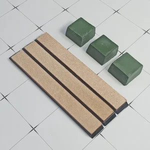 Leather Article Polishing Fixed angle sharpener Tool Leather Set Honing Strop Cutter Cowhide Polish Belt Grinding Sharpening Wax