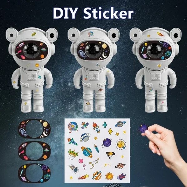 Astro Projector Astronaut Bluetooth Music Projector Astro Aurora Atmosphere Night Light - Image 6