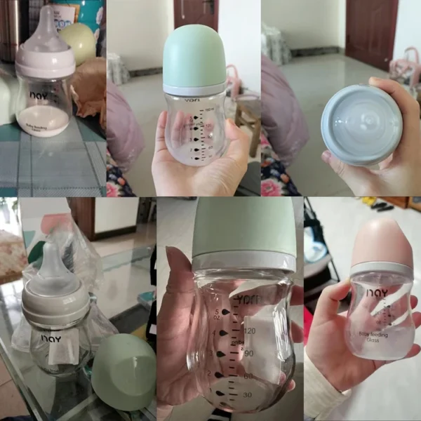 Dr.isla Glass Bottles Newborn Feeding Bottles 80ML/160ML Baby Bottle Anti-flatulence Milk Feeding Bottles Infant BPA free - Image 18
